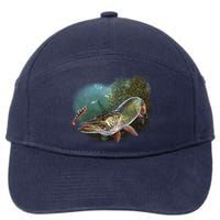 Musky Chase Fishing 7-Panel Snapback Hat