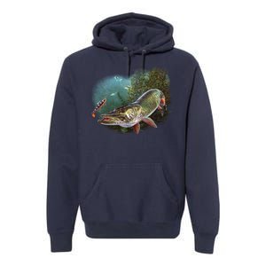 Musky Chase Fishing Premium Hoodie