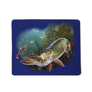 Musky Chase Fishing Mousepad