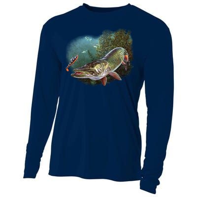 Musky Chase Fishing Cooling Performance Long Sleeve Crew