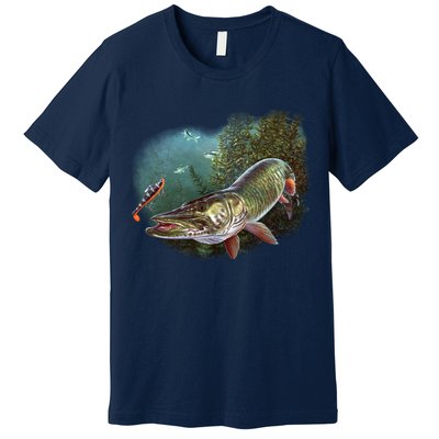 Musky Chase Fishing Premium T-Shirt