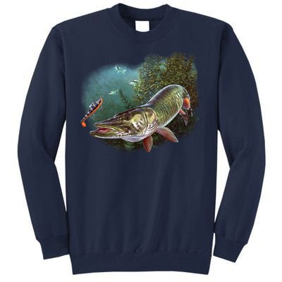 Musky Chase Fishing Tall Sweatshirt