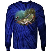 Musky Chase Fishing Tie-Dye Long Sleeve Shirt