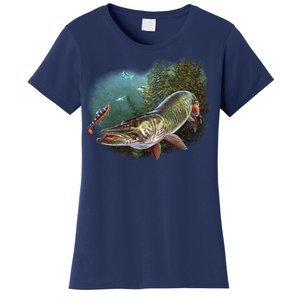 Musky Chase Fishing Women's T-Shirt