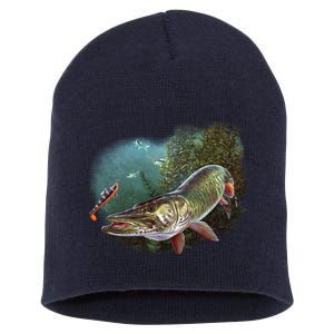 Musky Chase Fishing Short Acrylic Beanie