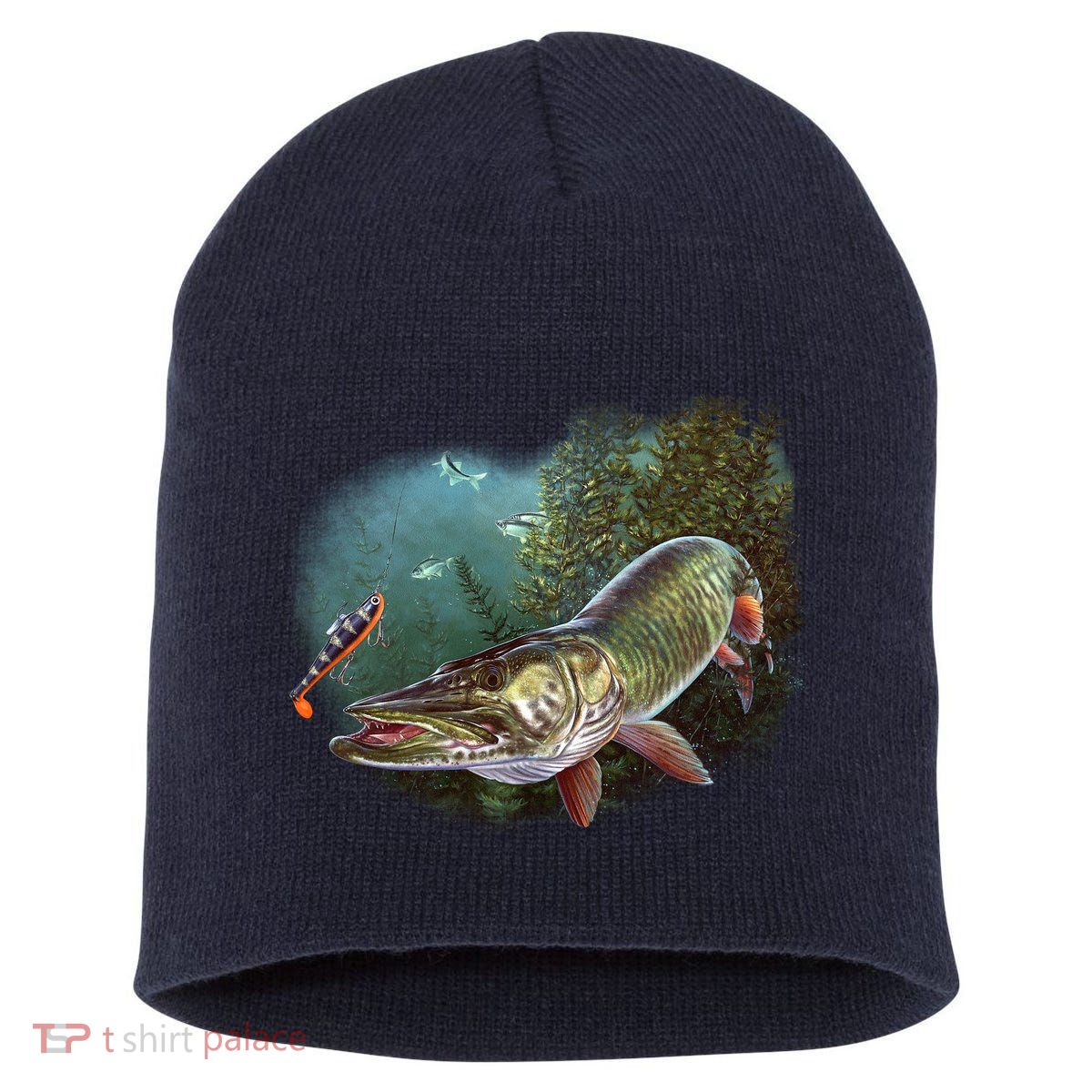 Musky Chase Fishing Short Acrylic Beanie