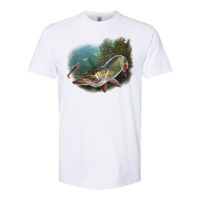 Musky Chase Fishing Softstyle® CVC T-Shirt