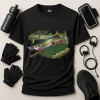 Musky Escape Route Fishing Cooling Performance Crew T-Shirt