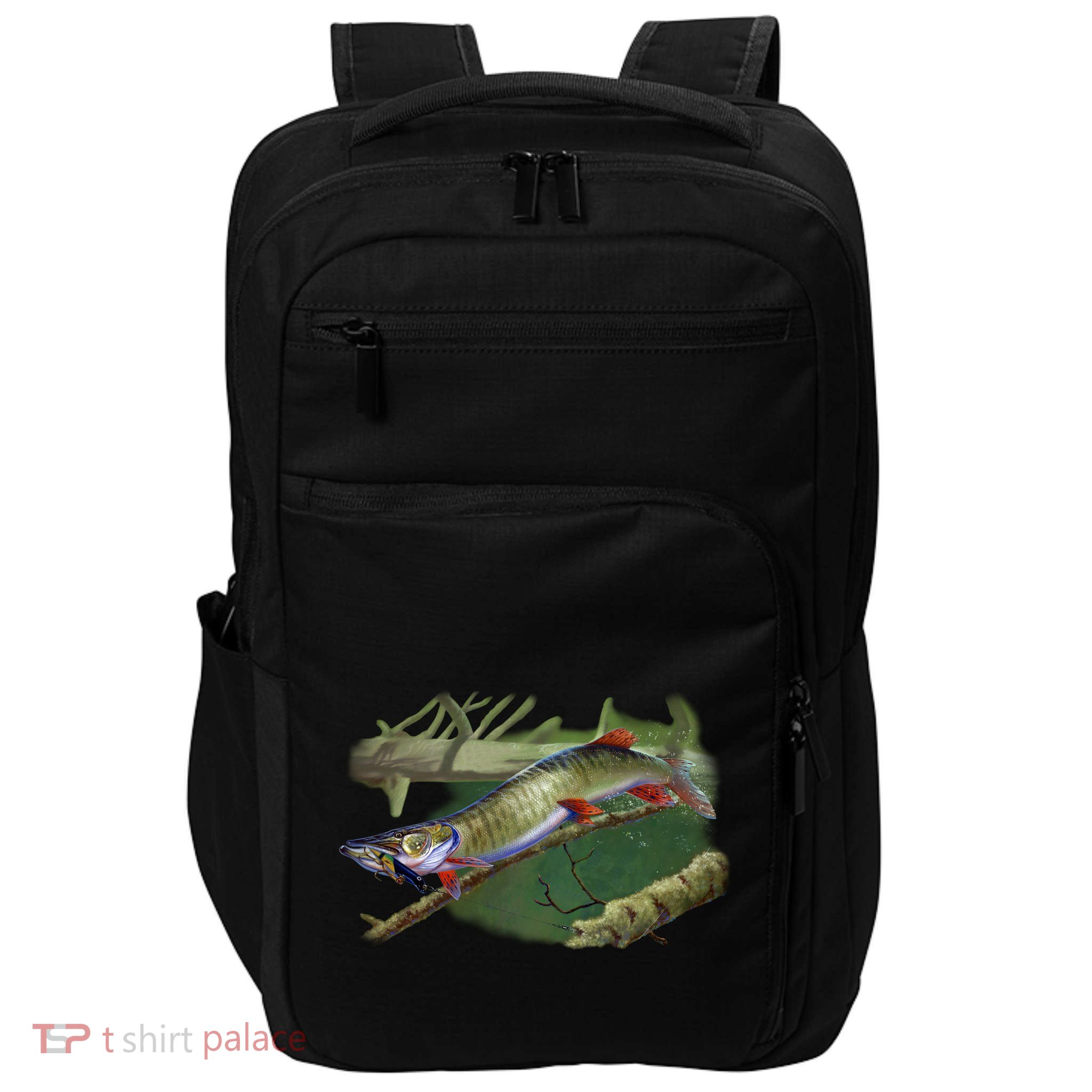 Musky Escape Route Fishing Impact Tech Backpack