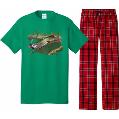 Musky Escape Route Fishing Pajama Set