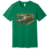 Musky Escape Route Fishing Premium T-Shirt