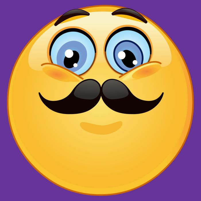 Mustache Emoji Smiley Face Tie-Dye T-Shirt