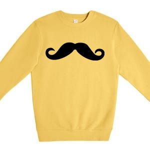 Mustache Logo Premium Crewneck Sweatshirt