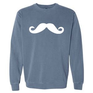 Mustache Logo Garment-Dyed Sweatshirt