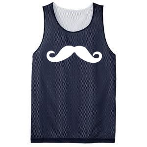 Mustache Logo Mesh Reversible Basketball Jersey Tank