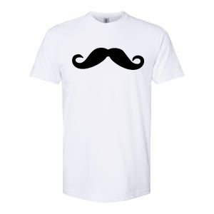 Mustache Logo Softstyle CVC T-Shirt