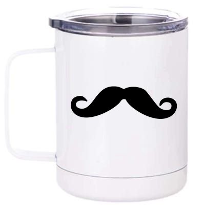 Mustache Logo 12 oz Stainless Steel Tumbler Cup