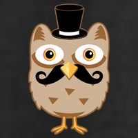 Mustache Owl With Hat Cool Comfort Performance Bucket Hat