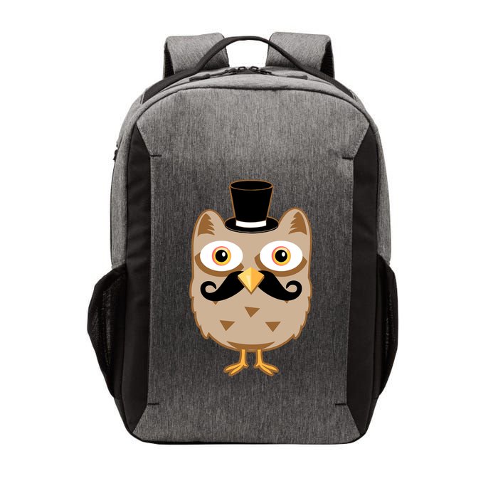 Mustache Owl With Hat Vector Backpack
