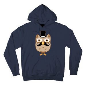 Mustache Owl With Hat Tall Hoodie