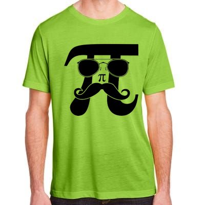 Mustache Pi Face Adult ChromaSoft Performance T-Shirt