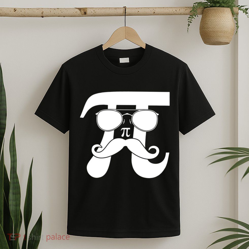 Mustache Pi Face T-Shirt