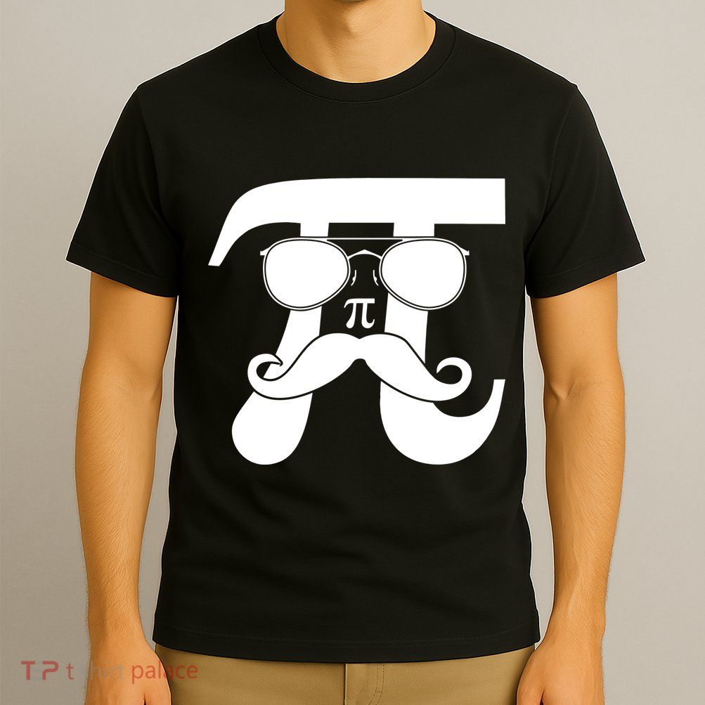 Mustache Pi Face T-Shirt