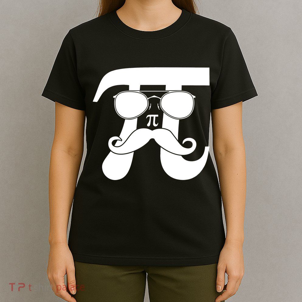 Mustache Pi Face T-Shirt
