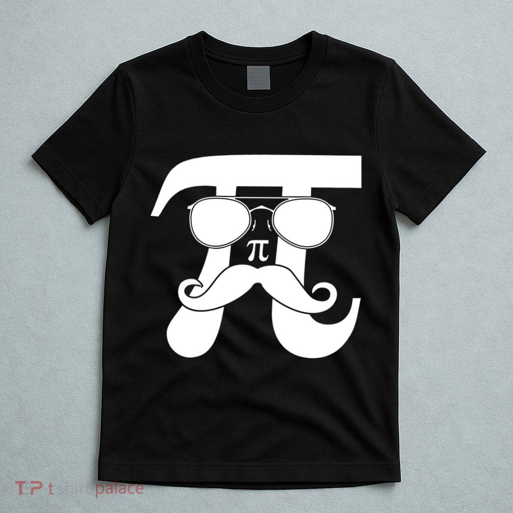 Mustache Pi Face T-Shirt