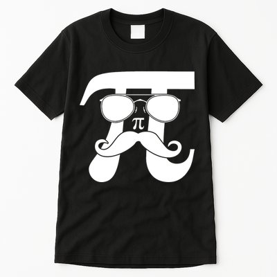 Mustache Pi Face Tall T-Shirt