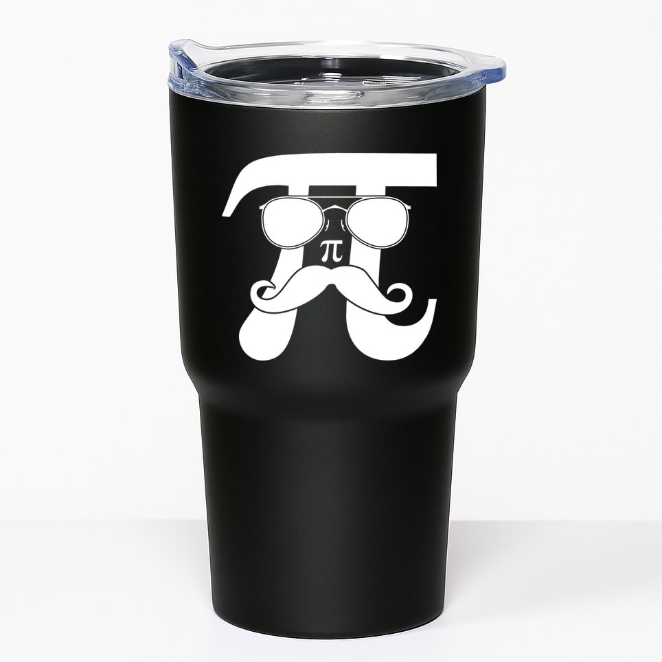 Mustache Pi Face Tumbler