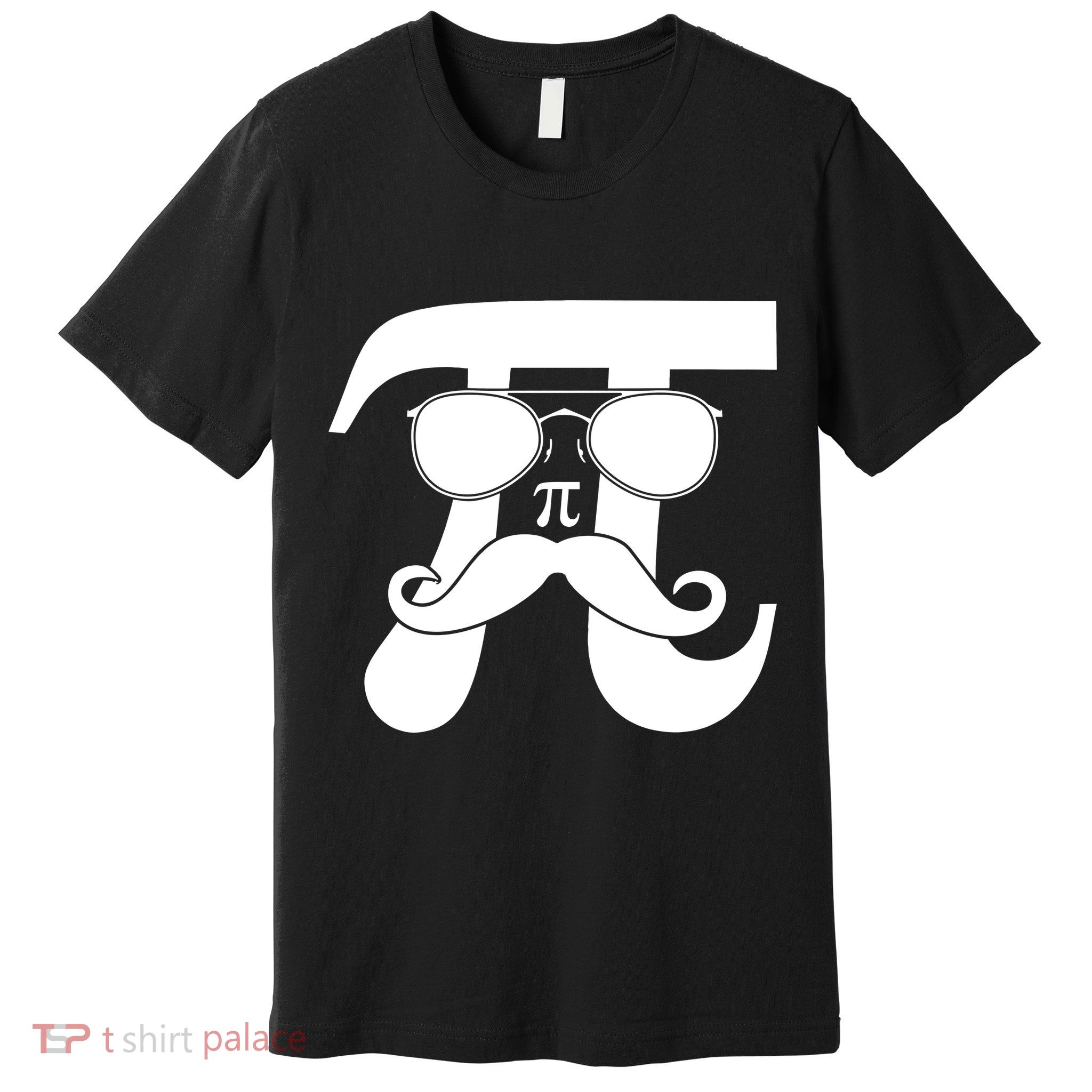 Mustache Pi Face Premium T-Shirt