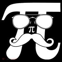 Mustache Pi Face Sustainable Knit Beanie