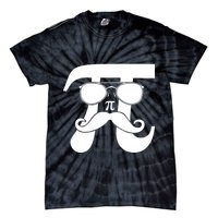 Mustache Pi Face Tie-Dye T-Shirt