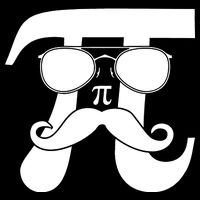 Mustache Pi Face Tie-Dye T-Shirt