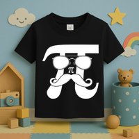 Mustache Pi Face Toddler T-Shirt