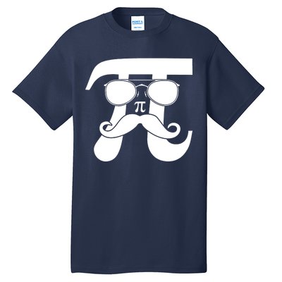 Mustache Pi Face Tall T-Shirt