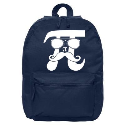 Mustache Pi Face 16 in Basic Backpack