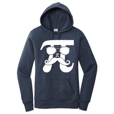 Mustache Pi Face Women's Pullover Hoodie