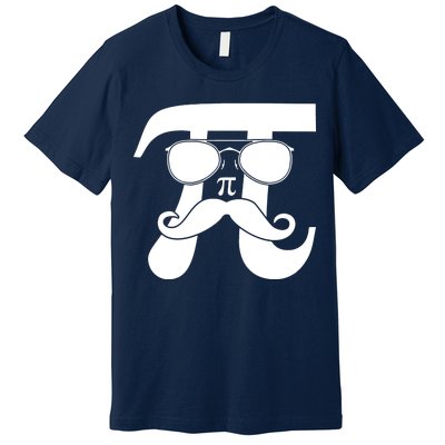 Mustache Pi Face Premium T-Shirt