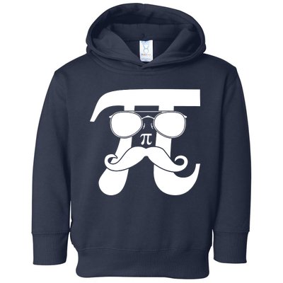 Mustache Pi Face Toddler Hoodie