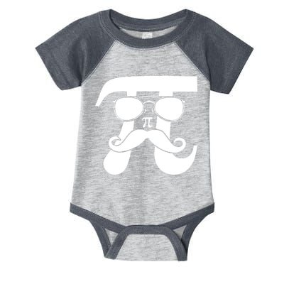 Mustache Pi Face Infant Baby Jersey Bodysuit