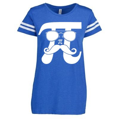 Mustache Pi Face Enza Ladies Jersey Football T-Shirt