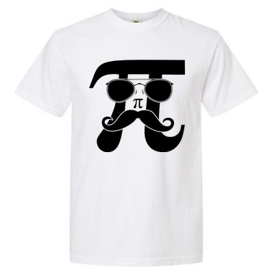 Mustache Pi Face Garment-Dyed Heavyweight T-Shirt