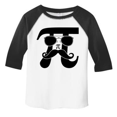 Mustache Pi Face Toddler Fine Jersey T-Shirt