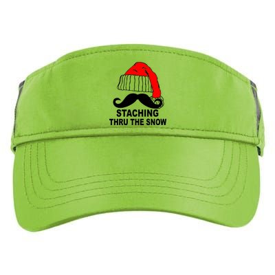 Mustache Thru The Snow Adult Drive Performance Visor