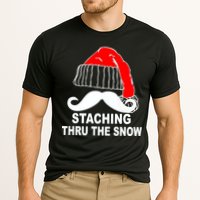 Mustache Thru The Snow Cooling Performance Crew T-Shirt