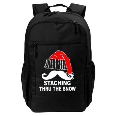 Mustache Thru The Snow Backpack