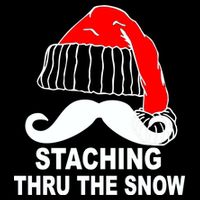 Mustache Thru The Snow 16 in Basic Backpack