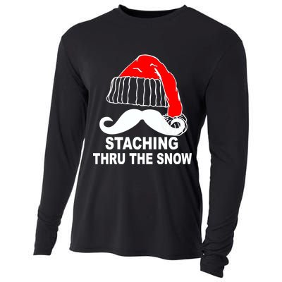 Mustache Thru The Snow Cooling Performance Long Sleeve Crew
